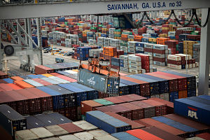 December capped a busy year in containerized trade for the Georgia Ports Authority. (Georgia Ports Authority/Stephen B. Morton)