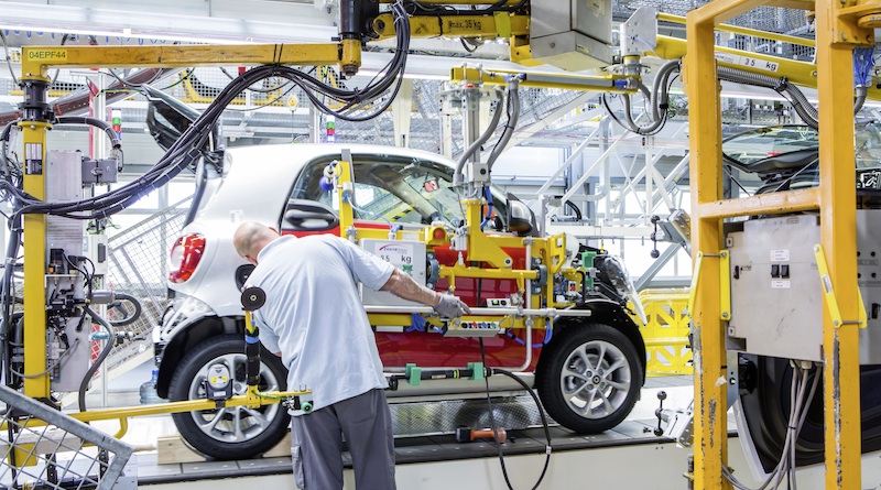 Hambach plant, production of the new smart fortwo