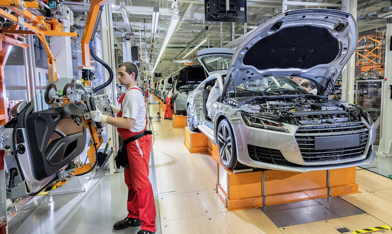 Audi Hungaria: Start of production of the new Audi TT Coupe