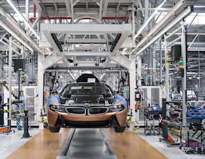 Producción del BMW i8 en Leipzig