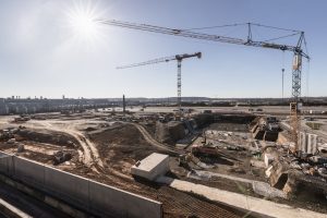 Construction of Factory 56 is underway, and Mercedes-Benz hopes to be using the facility in 2020 to produce luxury-class cars and electric vehicles